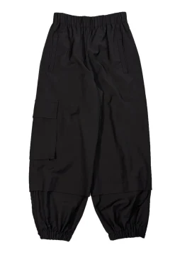 Tibi - Black Wool Blend Cargo Joggers Sz XXS