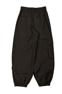 Tibi - Black Wool Blend Cargo Joggers Sz XXS