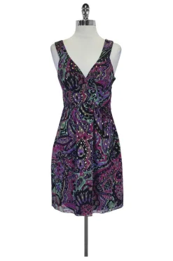 Tibi - Multicolor Abstract Print Dress Sz 2