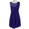 Tibi - Purple Mesh & Gingham Print Dress Sz 8