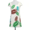 Tibi - White Fern Print Cotton Dress Sz 0