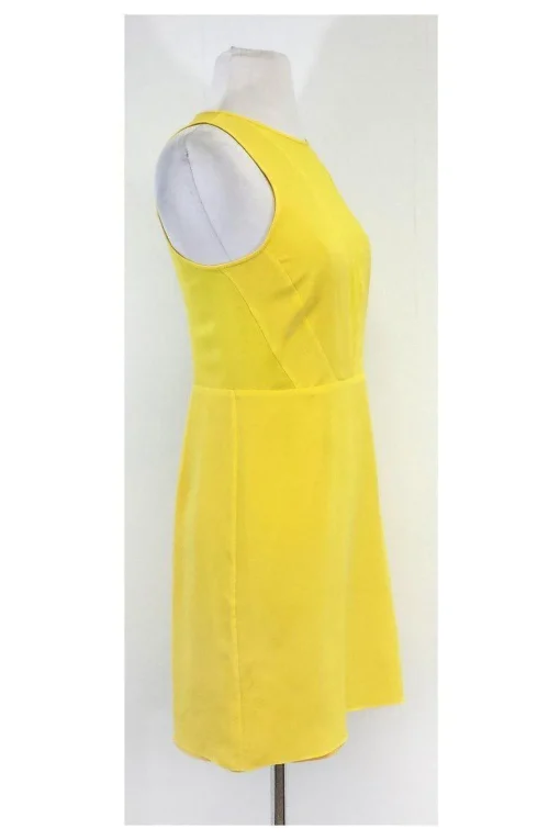 Tibi - Yellow Sleeveless Silk Dress Sz 0