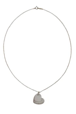 Tiffany & Co. - Sterling Silver Double Heart Tag Necklace