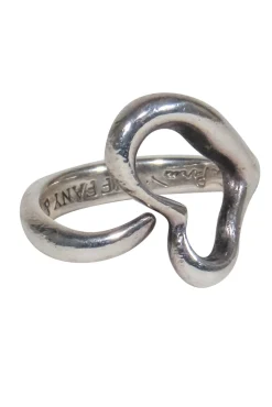 Tiffany & Co. - Sterling Silver Open Heart Ring Sz 3