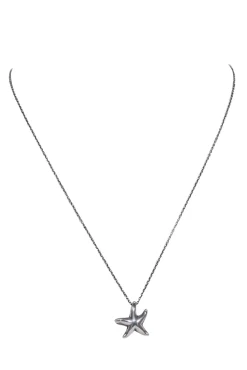 Tiffany & Co. - Sterling Silver Starfish Pendant Necklace