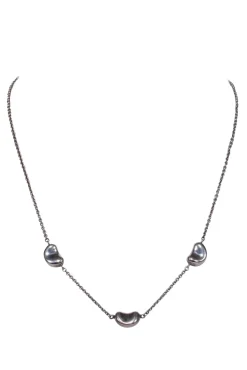 Tiffany & Co. - Sterling Silver Short Necklace w/ Bean-Style Beads