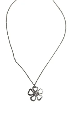 Tiffany & Co. - Sterling Silver Flower Pendant Necklace
