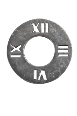 Tiffany & Co. - Sterling Silver Roman Numeral Engraved Circle Charm