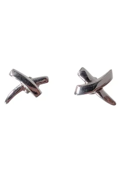 Tiffany & Co - Sterling Silver Paloma Picasso Graffiti X Earrings