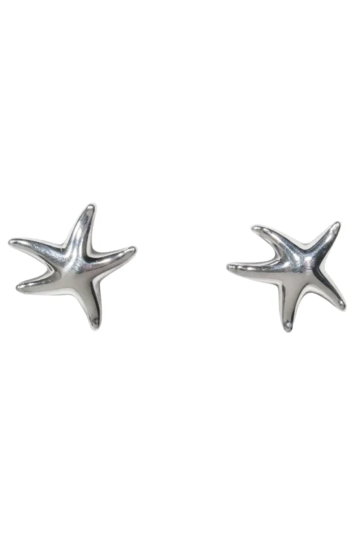 Tiffany & Co - Sterling Silver Starfish Stud Earrings