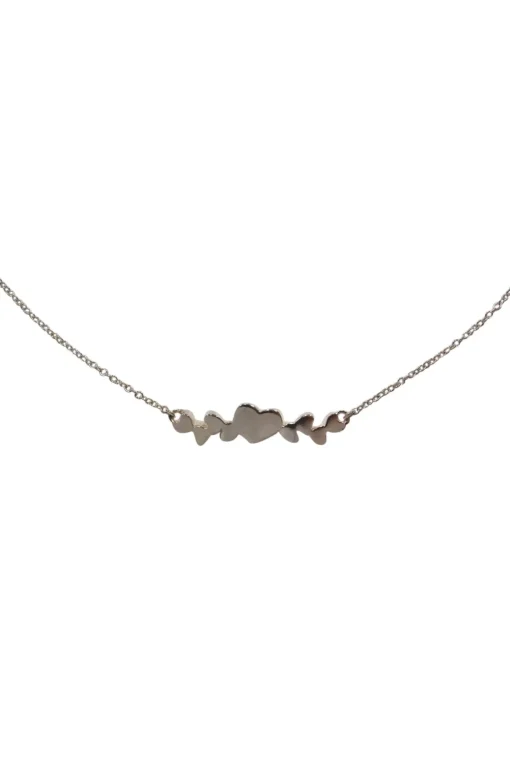 Tiffany & Co. - Sterling Silver Heart Cluster Necklace