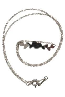 Tiffany & Co. - Sterling Silver Heart Cluster Necklace