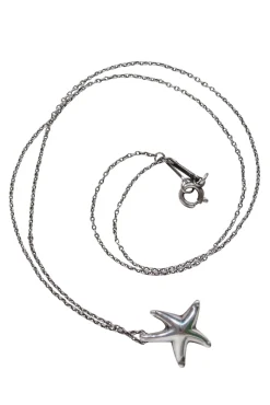 Tiffany & Co. - Sterling Silver Starfish Pendant Necklace