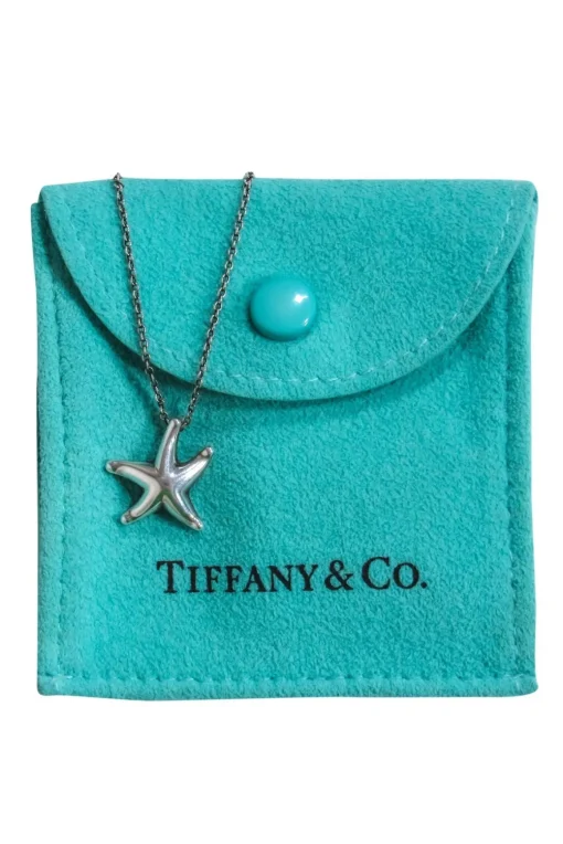 Tiffany & Co. - Sterling Silver Starfish Pendant Necklace