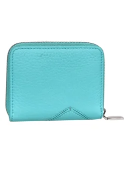 Tiffany & Co. - Tiffany Blue Leather Small Zip Wallet