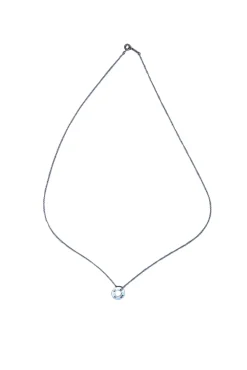 Tiffany & Co. Sterling Silver Roman Numeral Pendant Necklace