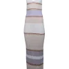 Torn by Ronny Kobo - Cream, White, & Lilac Crochet Knit Maxi Dress Sz M