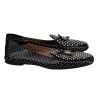 Tory Burch - Black & Cream Triangle Geo Charm Loafer Sz 8.5