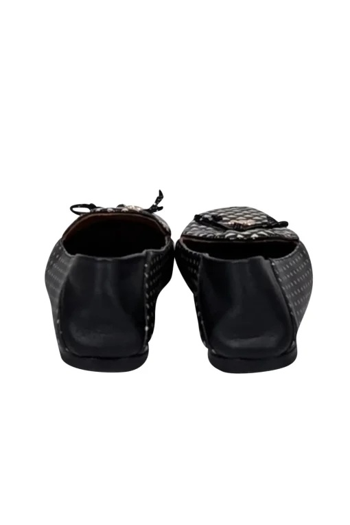 Tory Burch - Black & Cream Triangle Geo Charm Loafer Sz 8.5