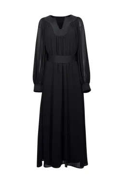 Tory Burch - Black Long Sleeve Tunic Dress Sz M