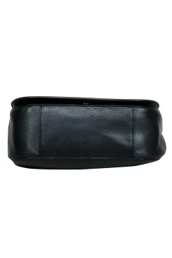 Tory Burch - Black Textured Front Large Crossbody Bag
