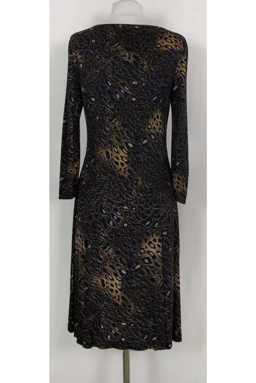 Tory Burch - Blue & Brown Leopard Dress Sz S
