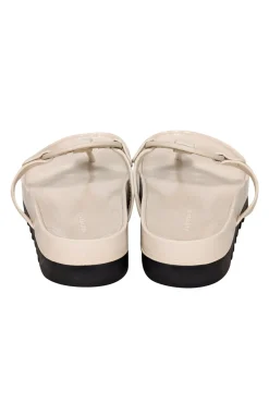 Tory Burch - Cream Patent Leather Thong Sandals Sz 7.5