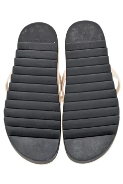 Tory Burch - Cream Patent Leather Thong Sandals Sz 7.5