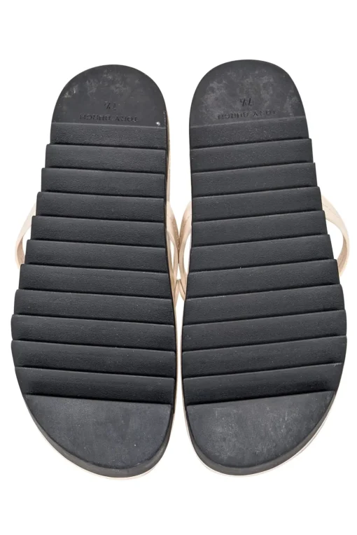 Tory Burch - Cream Patent Leather Thong Sandals Sz 7.5