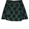 Tory Burch - Green Floral Silk & Cotton Skirt Sz 10