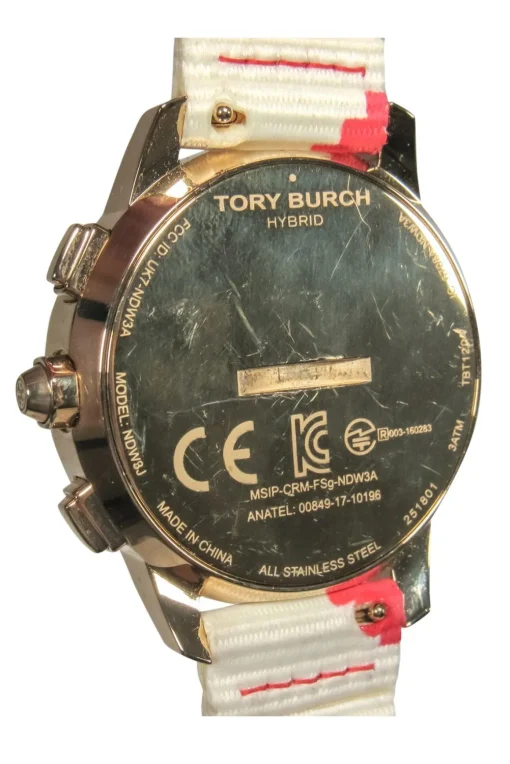 Tory Burch - Large Face Golden "ToryTrack" Hybrid Smartwatch w/ Multiple Straps
