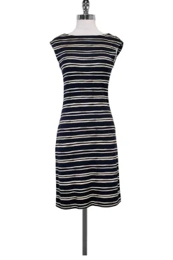 Tory Burch - Navy Striped Dress Sz XS