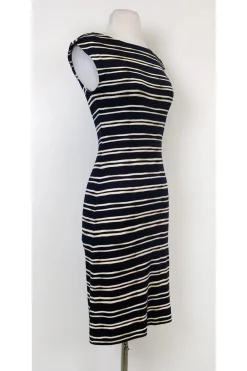 Tory Burch - Navy Striped Dress Sz XS