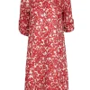Tory Burch - Red & Cream Button Front Tunic Dress Sz 6