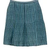 Tory Burch - Teal Geo Pattern Skirt Sz 10