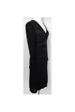 Tracy Reese - Black Keyhole Back Dress Sz 2