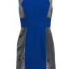 Tracy Reese - Cobalt Blue & Silver Sleeveless Mini Party Dress Sz 4