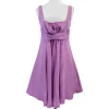 Tracy Reese - Lavender Silk Waist Bow Dress Sz 2