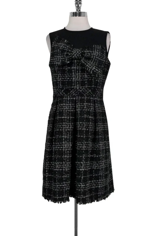 Trina Turk - Black & Grey Tweed Dress Sz 8