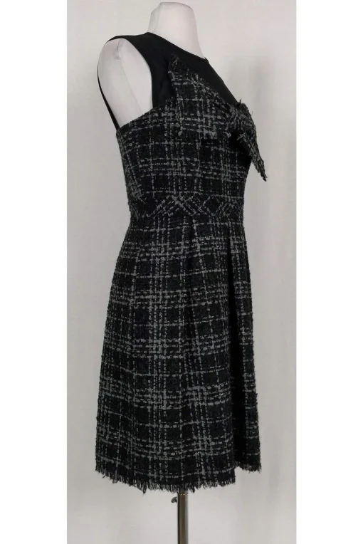 Trina Turk - Black & Grey Tweed Dress Sz 8
