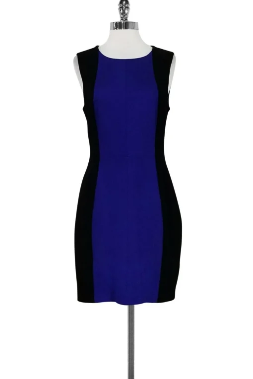 Trina Turk - Black & Indigo Dress Sz 8