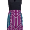 Trina Turk - Black & Multicolored Sheath Dress Sz 0