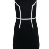 Trina Turk - Black Sheath Dress w/ White Piping Sz 2