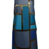 Trina Turk - Blue & Gold Colorblock Sleeveless Shift Dress Sz 2