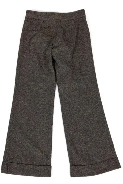 Trina Turk - Brown Tweed Wide Leg Trousers Sz 2