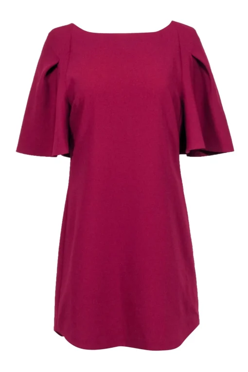 Trina Turk - Magenta Short Sleeve Mini Dress Sz 10