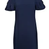 Trina Turk - Navy Petal Sleeve Shift Dress Sz 8