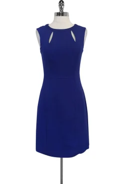 Trina Turk - Royal Purple Fitted Dress Sz 2