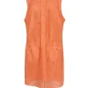 Trina Turk - Sherbet Orange Eyelet Shift Sz 14