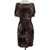 Trina Turk - Wine/Brown Multicolor Dotted Print Dress Sz 2